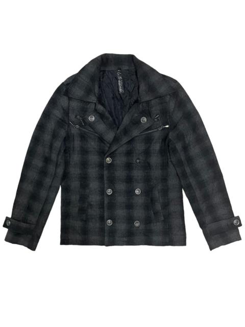 Other Designers Avant Garde - Vintage Japanese Wool Checked Bondage Style Jacket