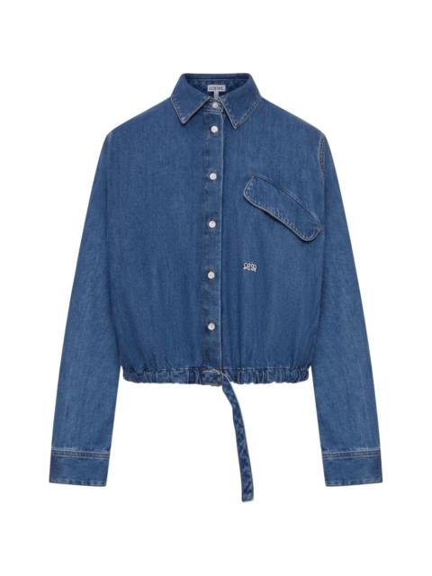 Loewe Loewe Women Denim Cotton Shirt