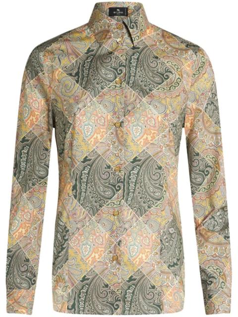 Etro Etro Women Printed Cotton Shirt