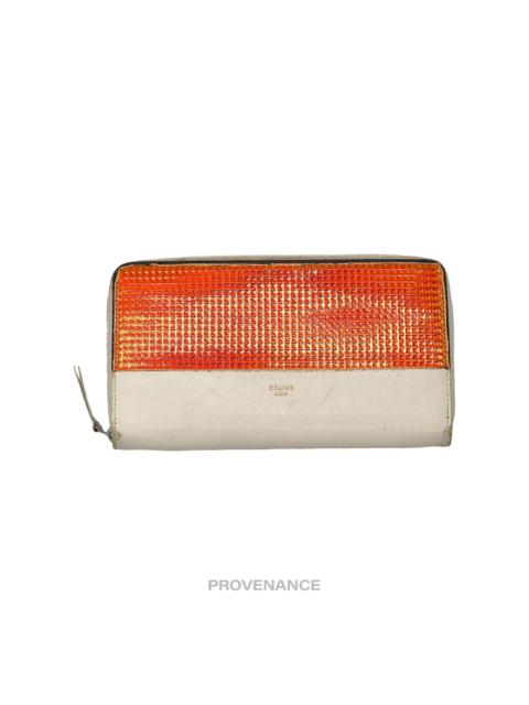 CELINE Celine Multifunction  Zip Long Wallet - Iridescent Prism