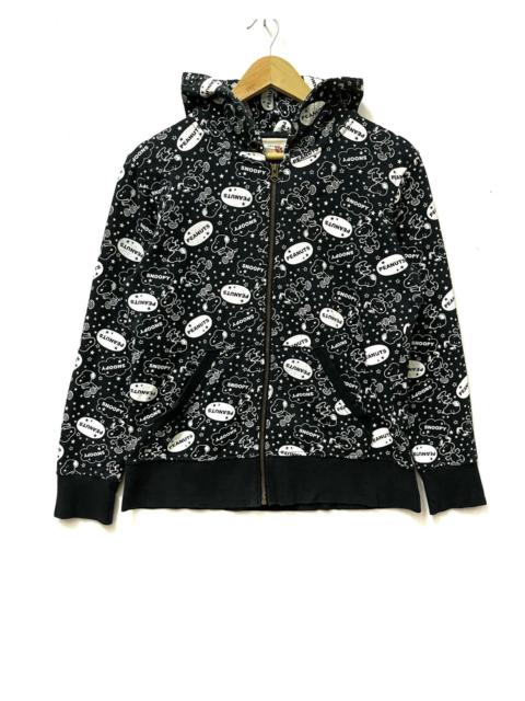 Other Designers Japanese Brand - Peanuts Full Zipper Hoodie Fullprint Small