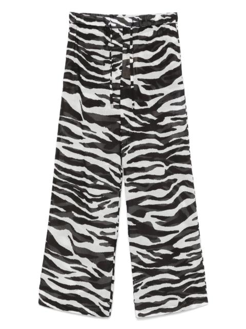 THE ATTICO zebra-print sheer trousers