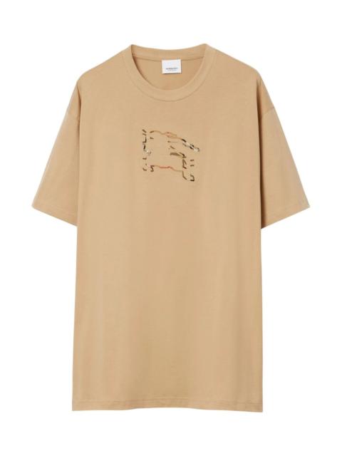 Burberry EQUESTRIAN KNIGHT-MOTIF COTTON T-SHIRT