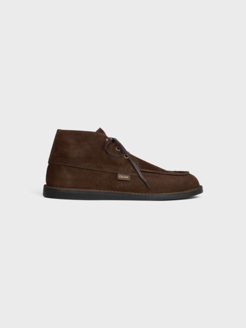CELINE SIROCCO CHUKKA BOOT IN SUEDE CALFSKIN