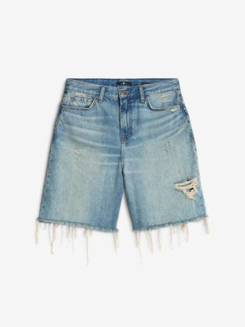 7 For All Mankind MANKIND Lola Shorts in Copper