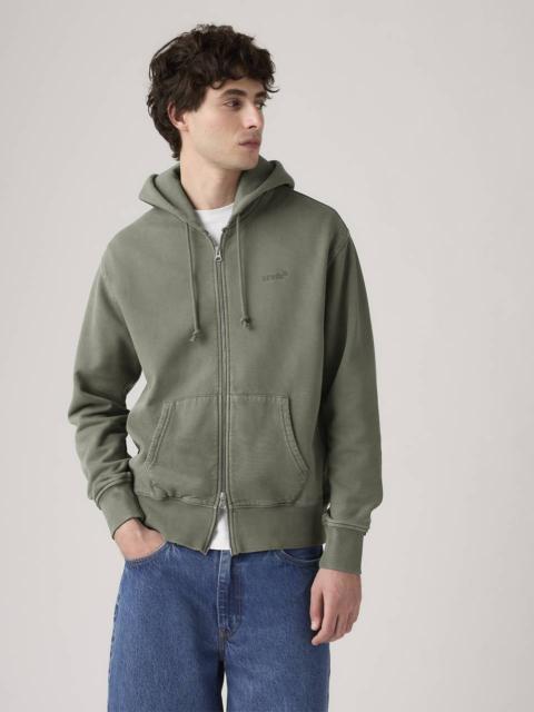 Levi's AUTHENTIC FULL ZIP GARMENT DYE SWEATSHIRT