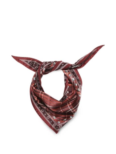 Acne Studios Acne Studios Women Checked Silk Headband