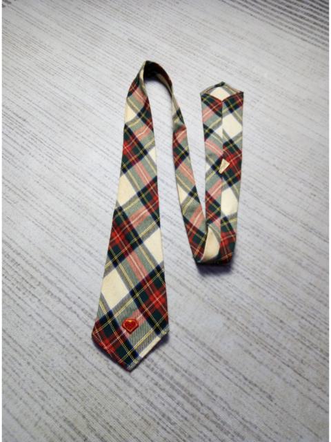 Other Designers Japanese Brand - Vintage rare super lovers japan necktie tie tartan vtg