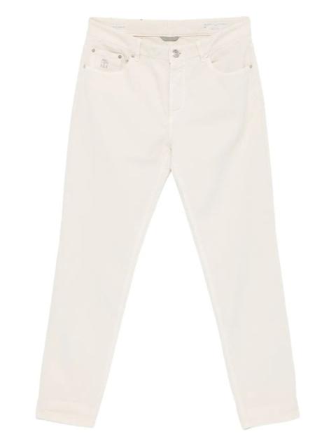 Brunello Cucinelli Men Dyed Denim Pants