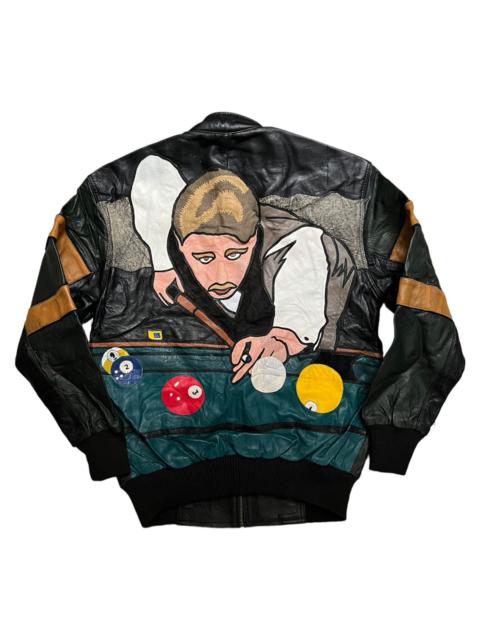 Other Designers VERY RARE VINTAGE JACKET BILLIARD DETAIL BY LEATHER PATCHES