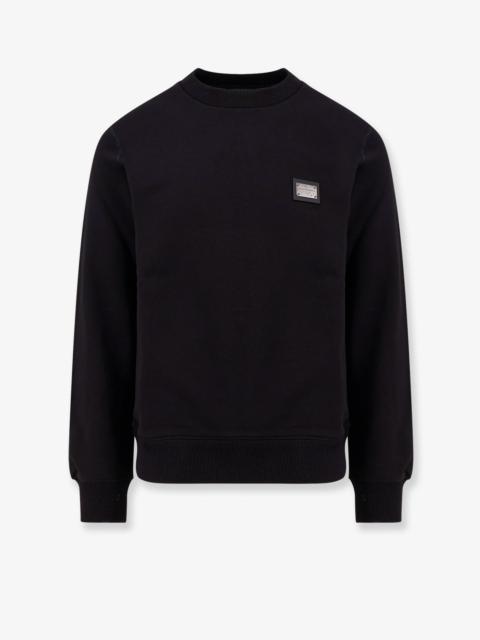 DOLCE e GABBANA - Dolce E Gabbana Cotton Sweatshirt With Logo Patch