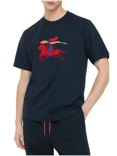 Burberry burberry EKD Cotton T-shirt in Navy at Nordstrom