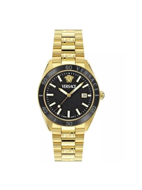 VERSACE Versace V-Dome Quartz Black Dial Men's Watch VE8E00624
