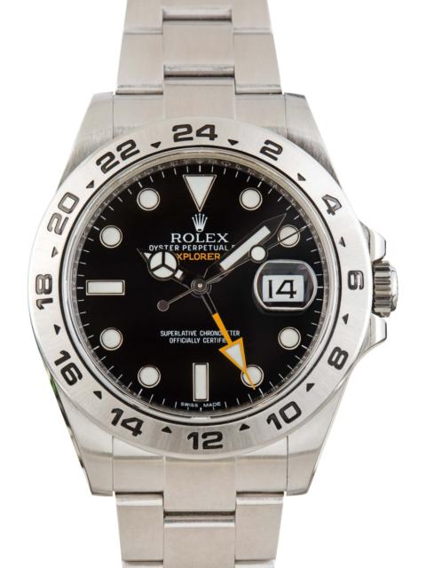 ROLEX Rolex Explorer II Black Dial Ref 216570 Stainless Steel