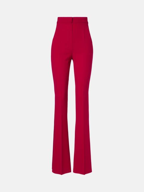 Max Mara Ecrine cady flared pants