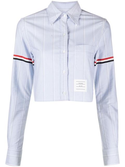 Thom Browne RWB-stripe cotton shirt