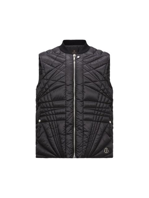 Moncler Moncler x Rick Owens Woven Megapenta Flight Vest 'Black'