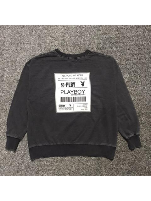 Other Designers Vintage - Vintage Playboy Barcode Sweatshirt