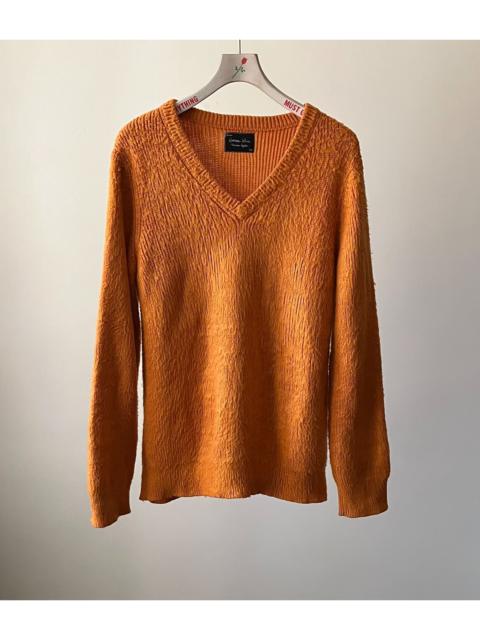 NUMBER (N)INE Number (n)ine 03AW Grunge V Knit Sweater Orange