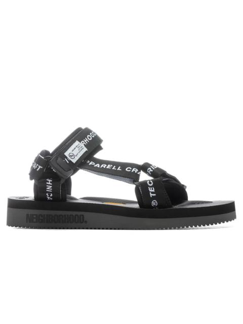 NEIGHBORHOOD NEIGHBORHOOD X SUICOKE SI . OG-022V2 NR-SANDAL - BLACK