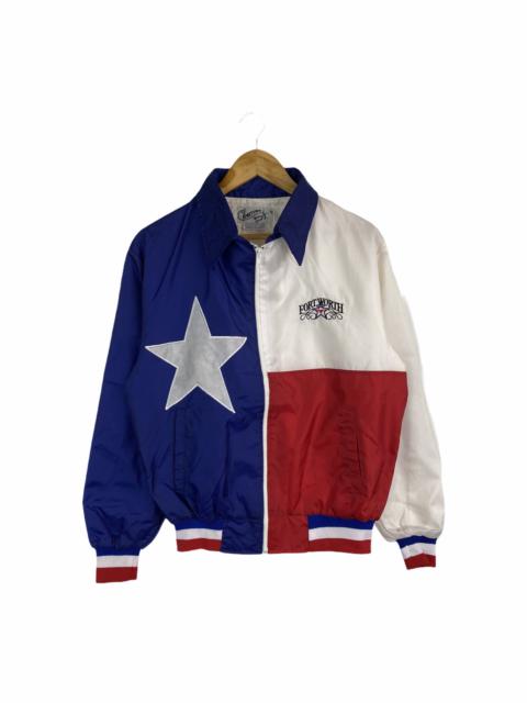 Other Designers Vintage - VINTAGE COWTOWN FORTWORTH TEXAS SMALL LOGO LIGHT JACKET