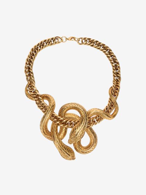 Roberto Cavalli Snake Necklace