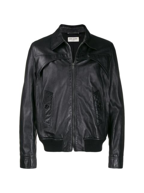 leather trucker jacket