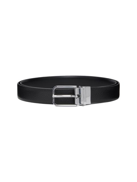 BOSS Black Leather Reversible Belt