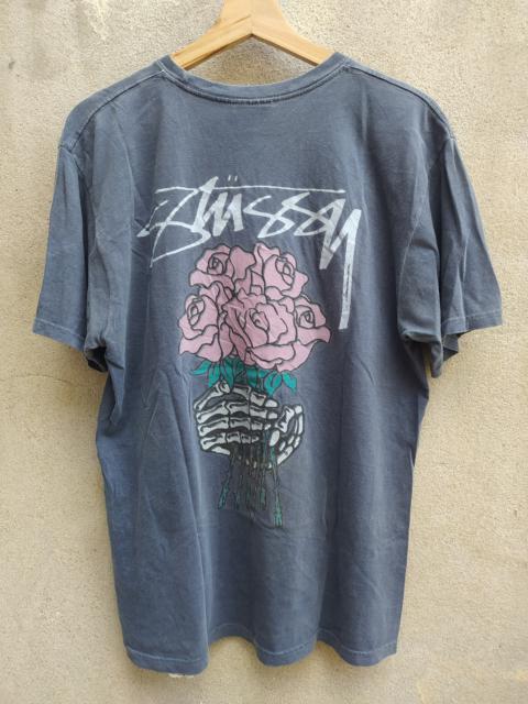 Other Designers Vintage - Distressed Stussy Roses Tee