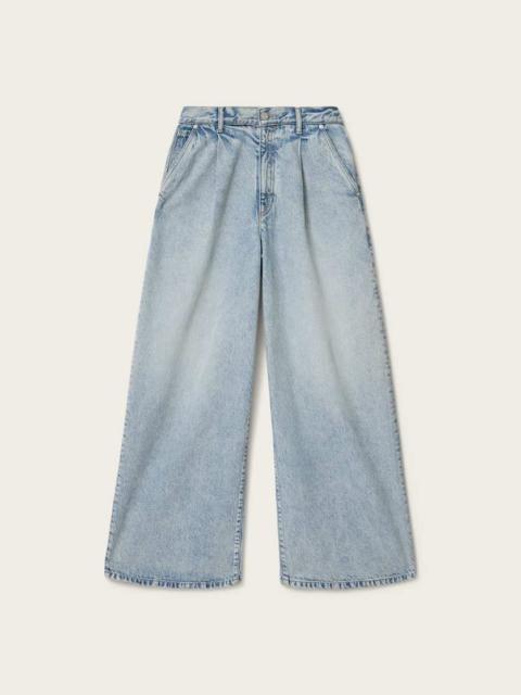 ALLSAINTS HAZE WIDE LEG PLEATED JEANS