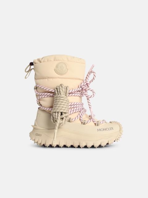 Moncler 'TRAILGRIP APRÈS' HIGH IVORY POLYAMIDE BLEND BOOTS