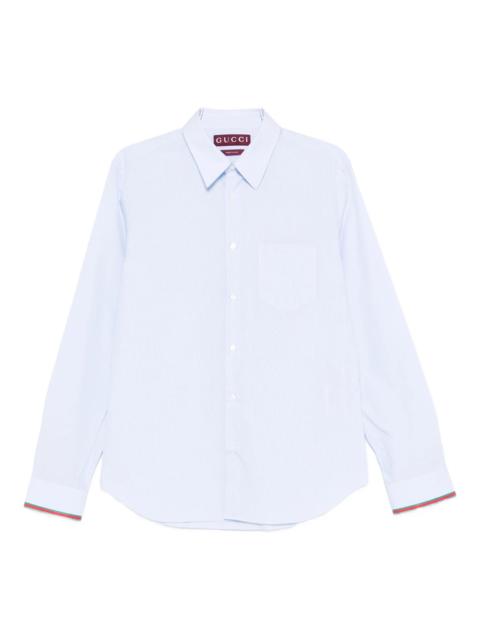 GUCCI Gucci Striped-trim Shirt