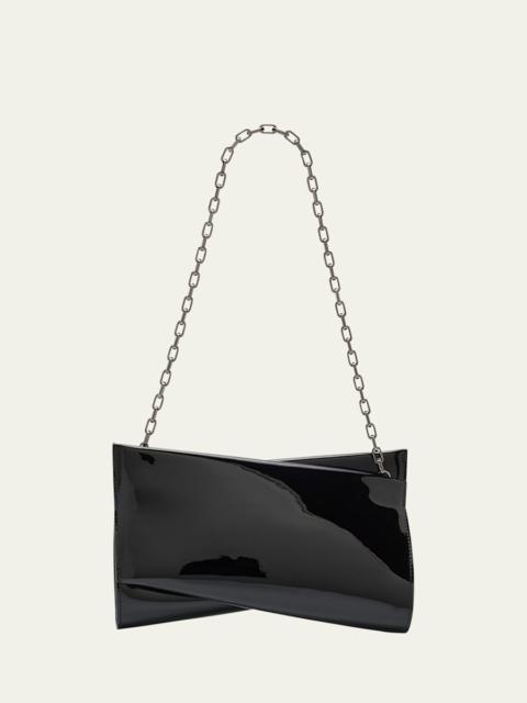 Christian Louboutin Loubitwist Small Clutch Bag in Patent Leather