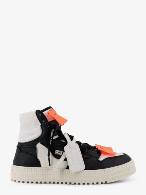 Off-White Off-White 3.0 Court High Top Leather Sneakers Black