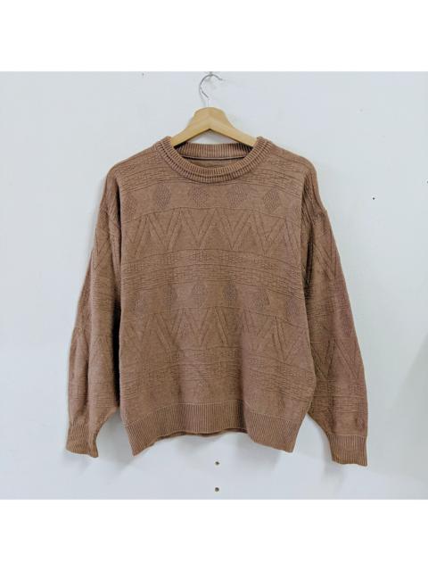Other Designers Japanese Brand - Vintage Japanese Light Brown Colour Knitwear Sweater