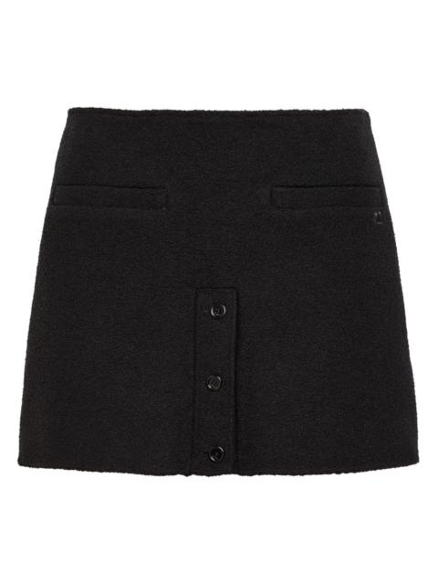 courrèges Courrèges Tweed Mini Skirt