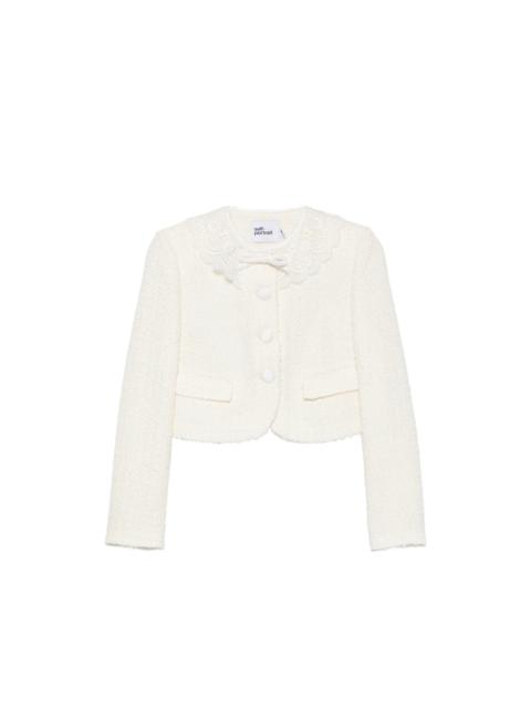 self-portrait Self-Portrait Neutrals Jackets - Tweed Jackets Women