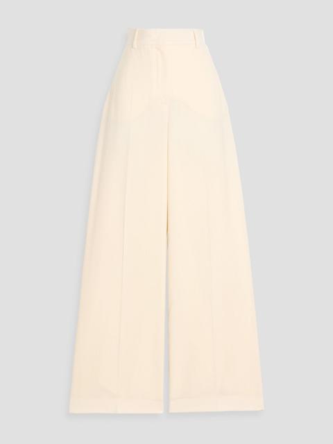 WEEKEND Max Mara Verdun wool-crepe wide-leg pants