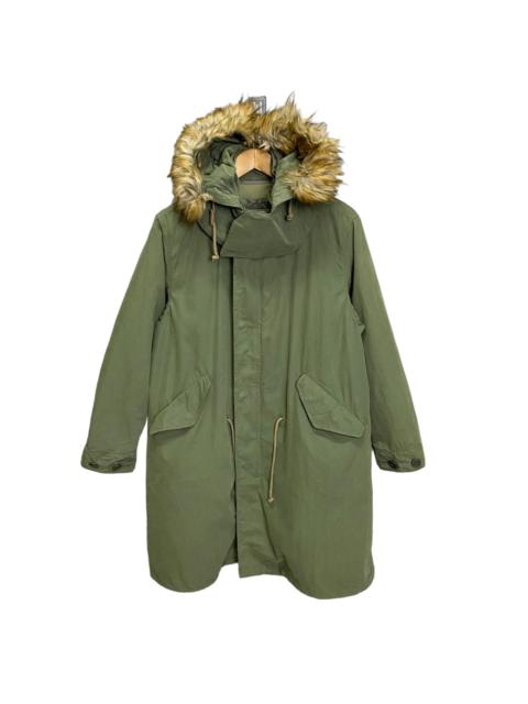 Other Designers Military - Back Number Thermo Fishtail parka hoodie