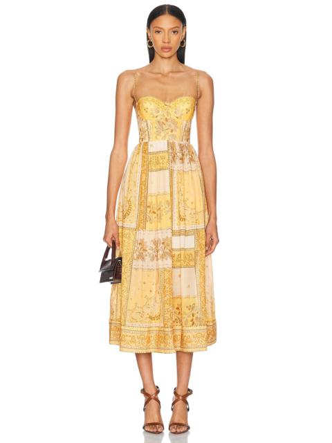 Lucky Corset Midi Dress