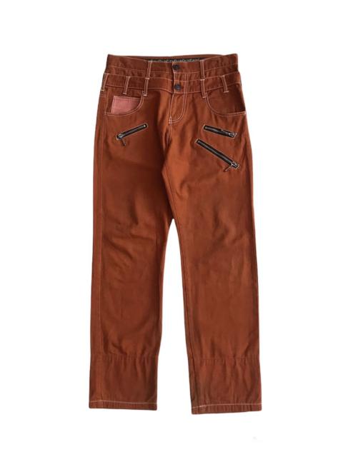 Other Designers If Six Was Nine - Semantic Design Double Waist Zipper Trouser Pants