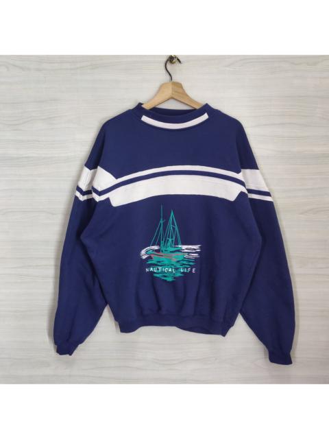 Other Designers Vintage - 90s Nautical Life Sweater