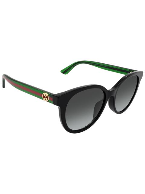 GUCCI Gucci Grey Cat Eye Ladies Sunglasses GG0702SKN 004 54