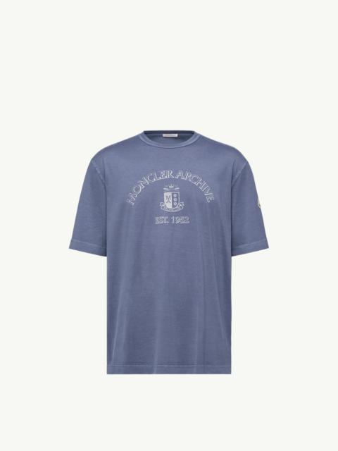 Moncler Logo Print Cotton T-Shirt