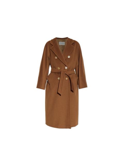 Max Mara MAX MARA Madame Icon Tobacco Brown Wool Long Coat New & Auth