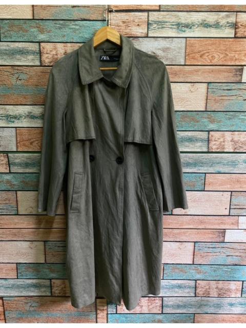 Other Designers Zara Leather Long Jacket