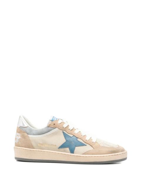 Golden Goose Golden Goose Women Ball Star Two-Tone Suede Sneakers With Laminated Leather Star