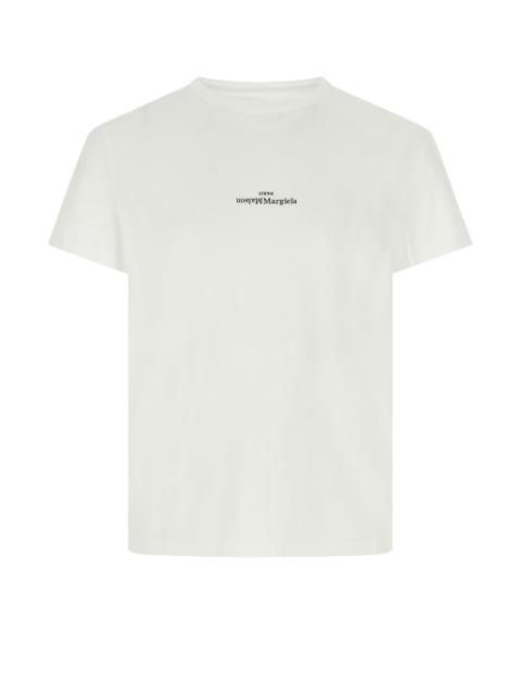 Maison Margiela Man White Cotton T-Shirt