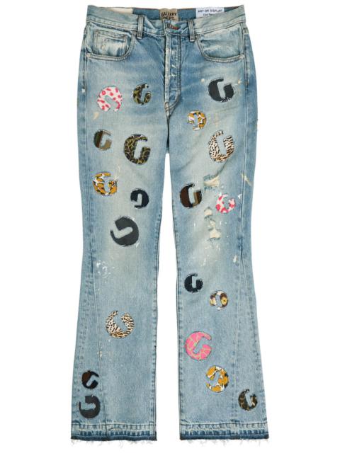 GALLERY DEPT. Gallery Dept. Time La Flare Patchwork Flared-leg Jeans