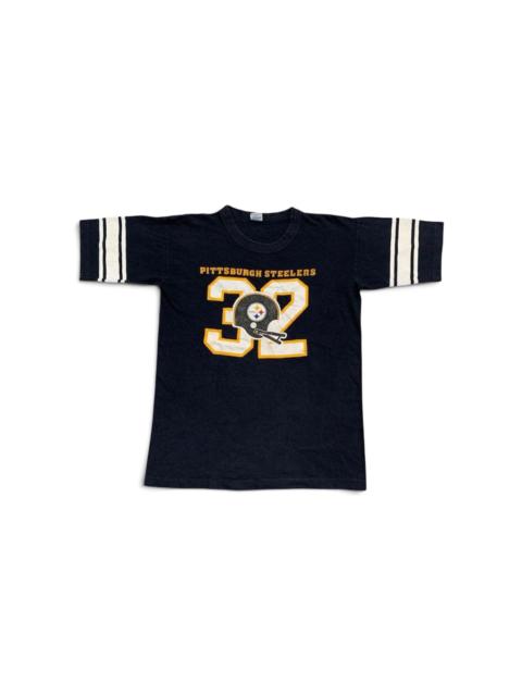 Champion Vintage 70s Pittsburgh Steelers Champion Blue Bar T-Shirt
